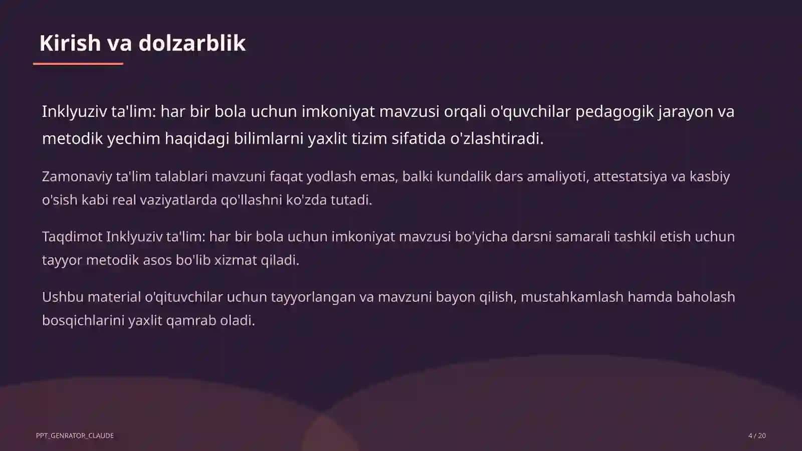 Inklyuziv ta'lim: har bir bola uchun imkoniyat 4