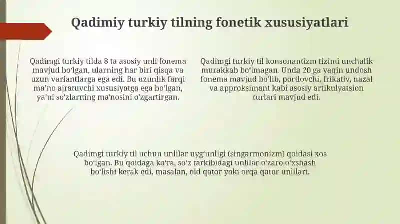 Turkiytillarning fonetik tizimi dagi oʻzgarishlar 4