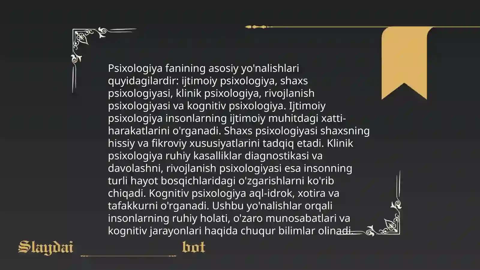 Psixologiya fanining maqsat va vazifalari 4