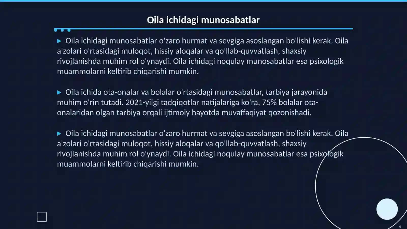 Mening oilam mening tayanchim 4