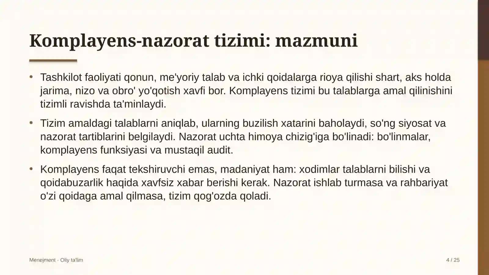 shaharlararo yo'lovchi tashishda komplayens nazorat tizimi 4491 4