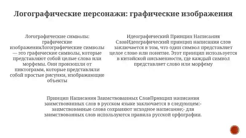 Идеографический Принцип Написания Слов 4