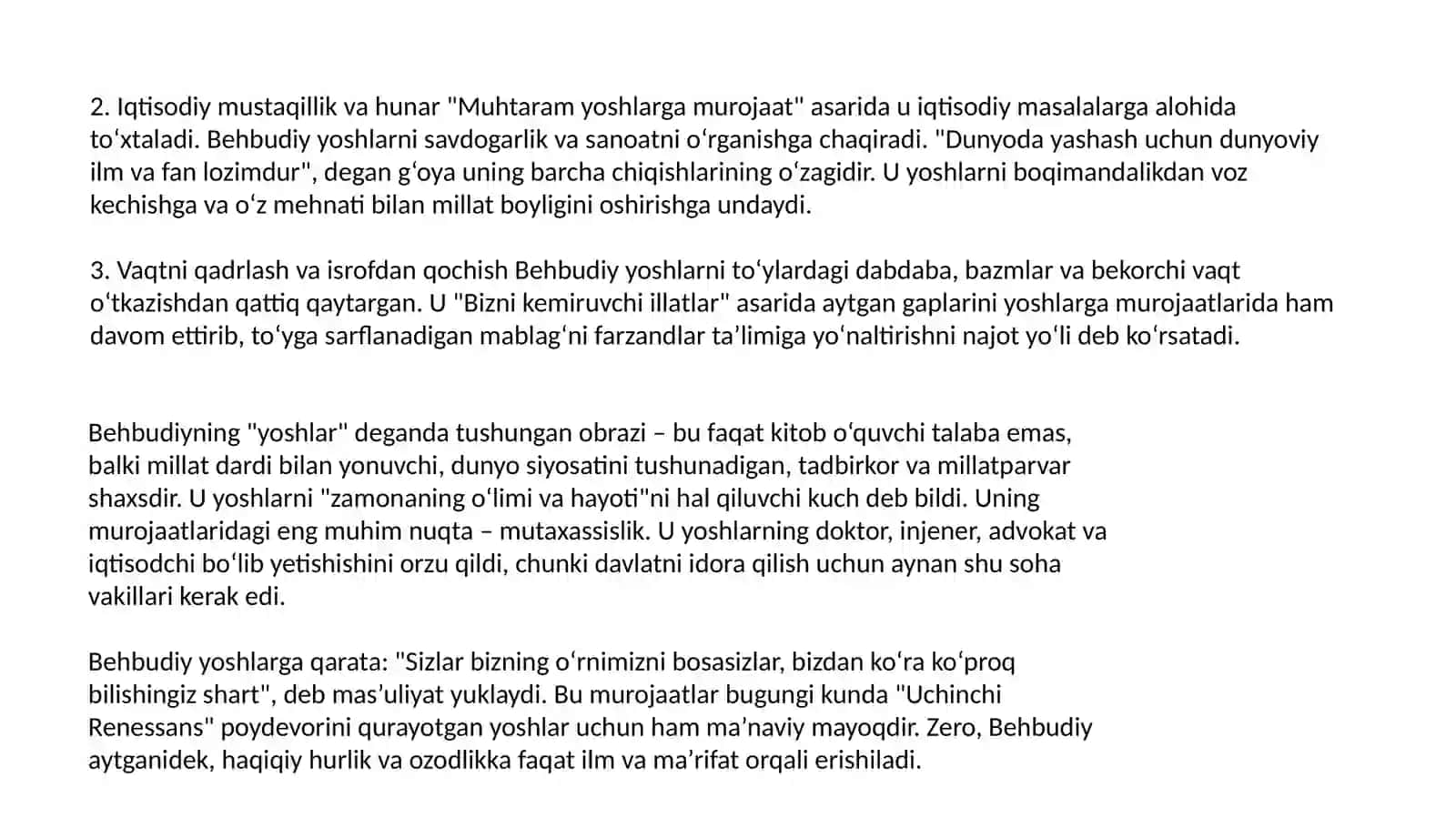 Ibn Tufayl asari "Tabiat va Jamiyat"da 4