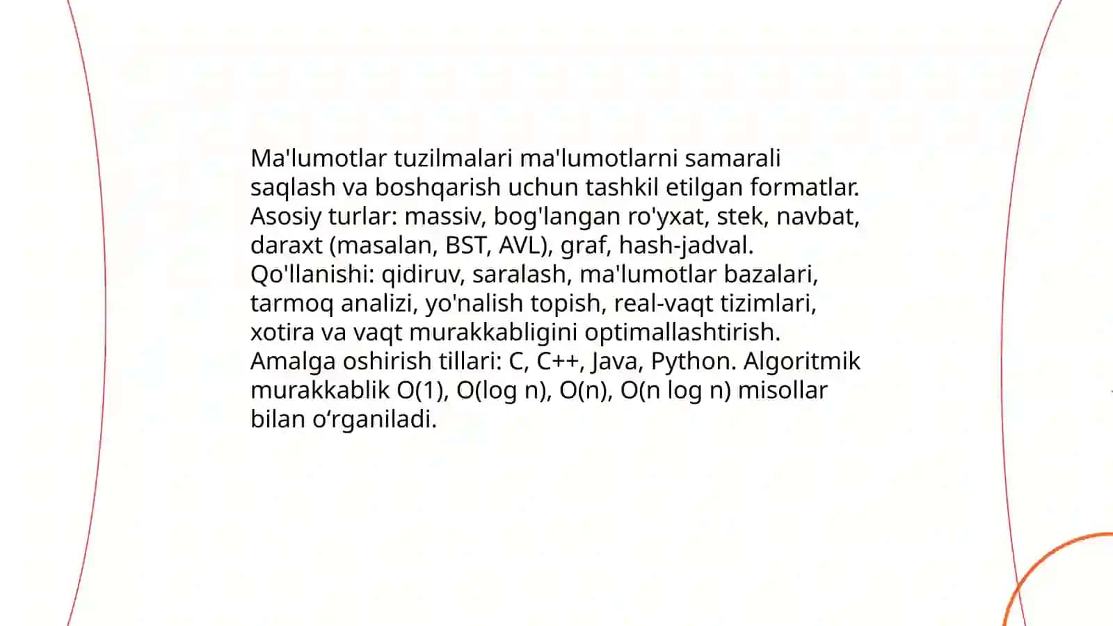 Algoritmlar va ularning tasnifi 4