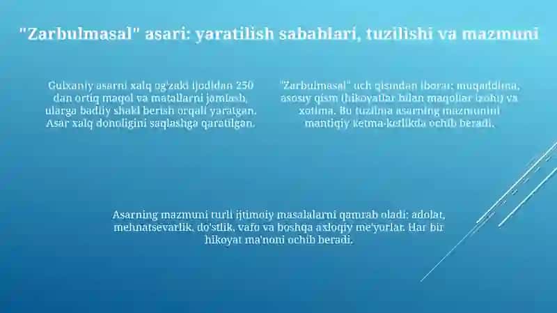 Zarbulmasal 4