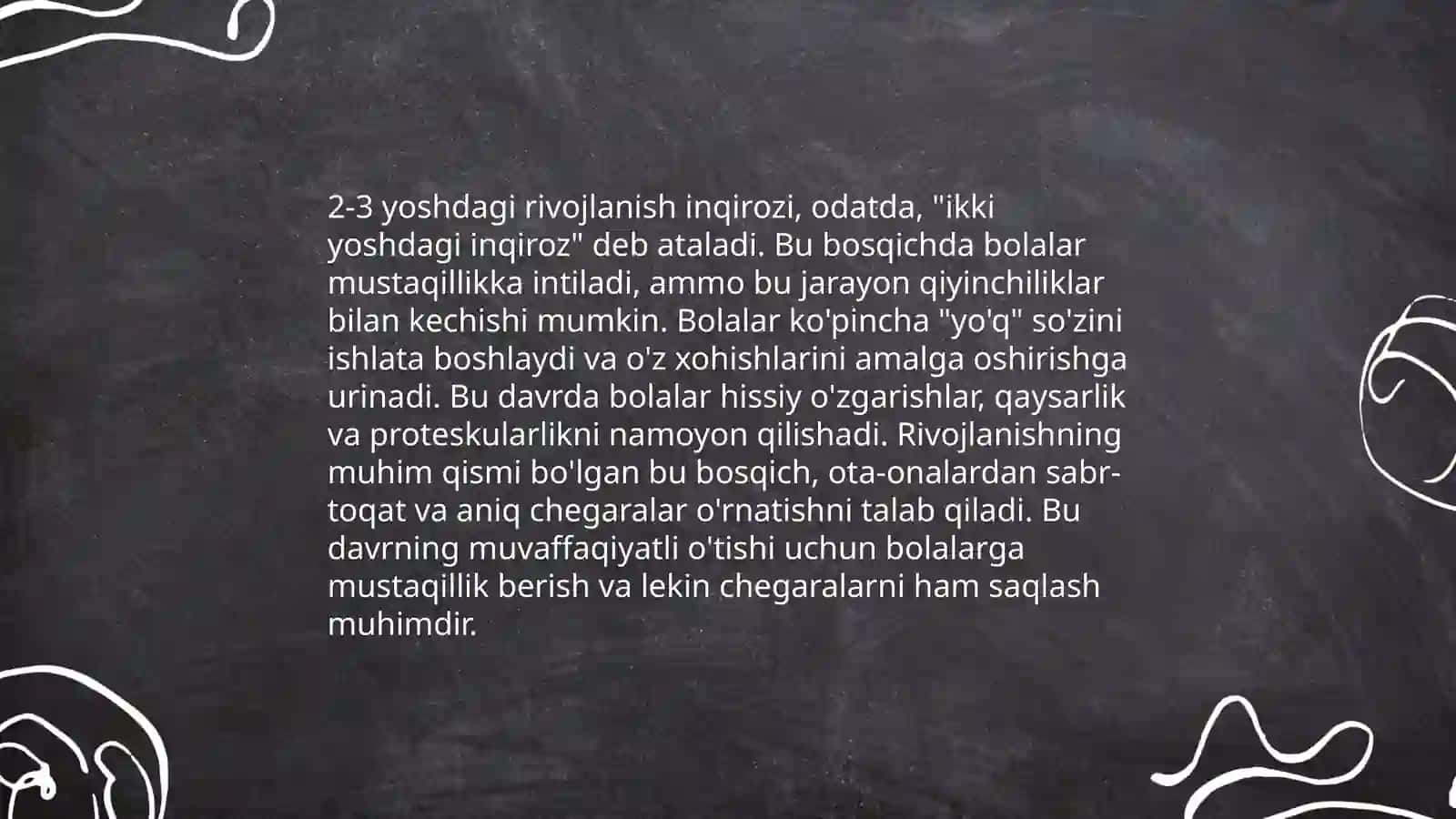 O‘z-O‘zini Anglash va 3 Yosh Inqirozi 4