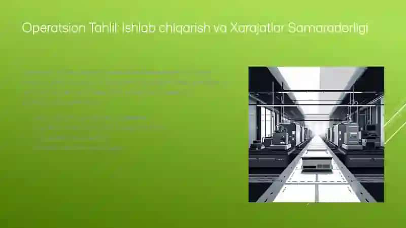Xo’jalik FaoliyatiTahliliningTurlari 4