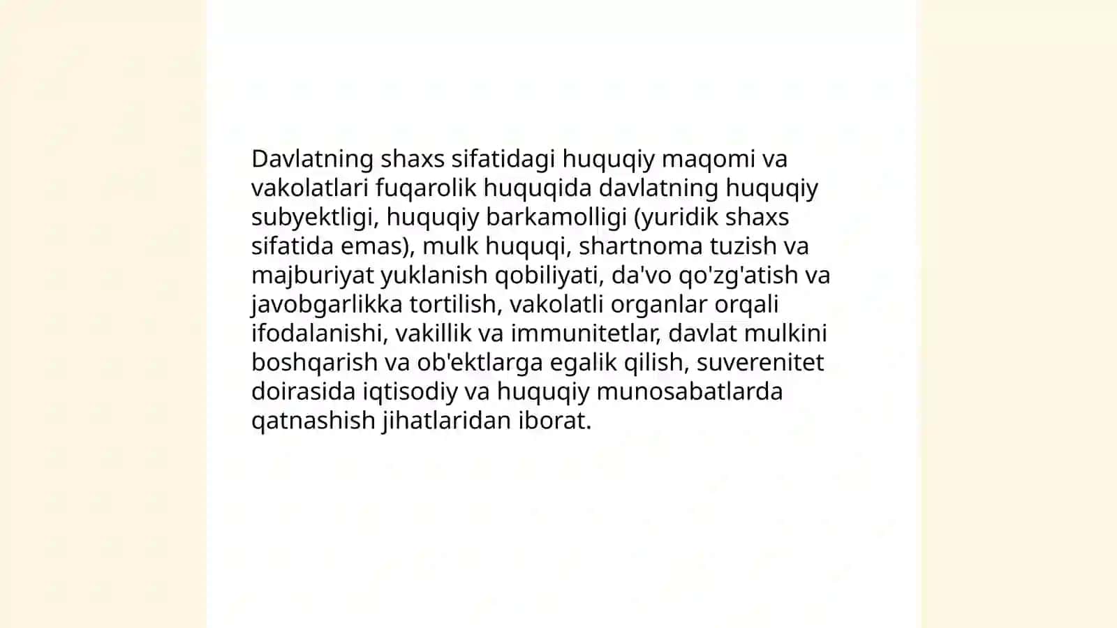Fuqarolik Huquqiga Kirish Fanidan Tayyorlagan Taqdimoti 4