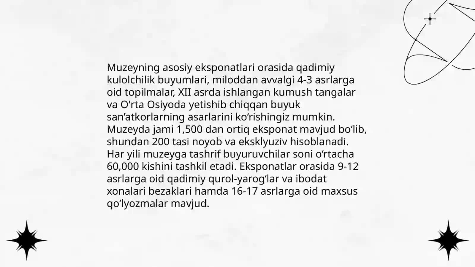 O'zbekiston tarixi davlat muzeyiga virtual sayohat 4