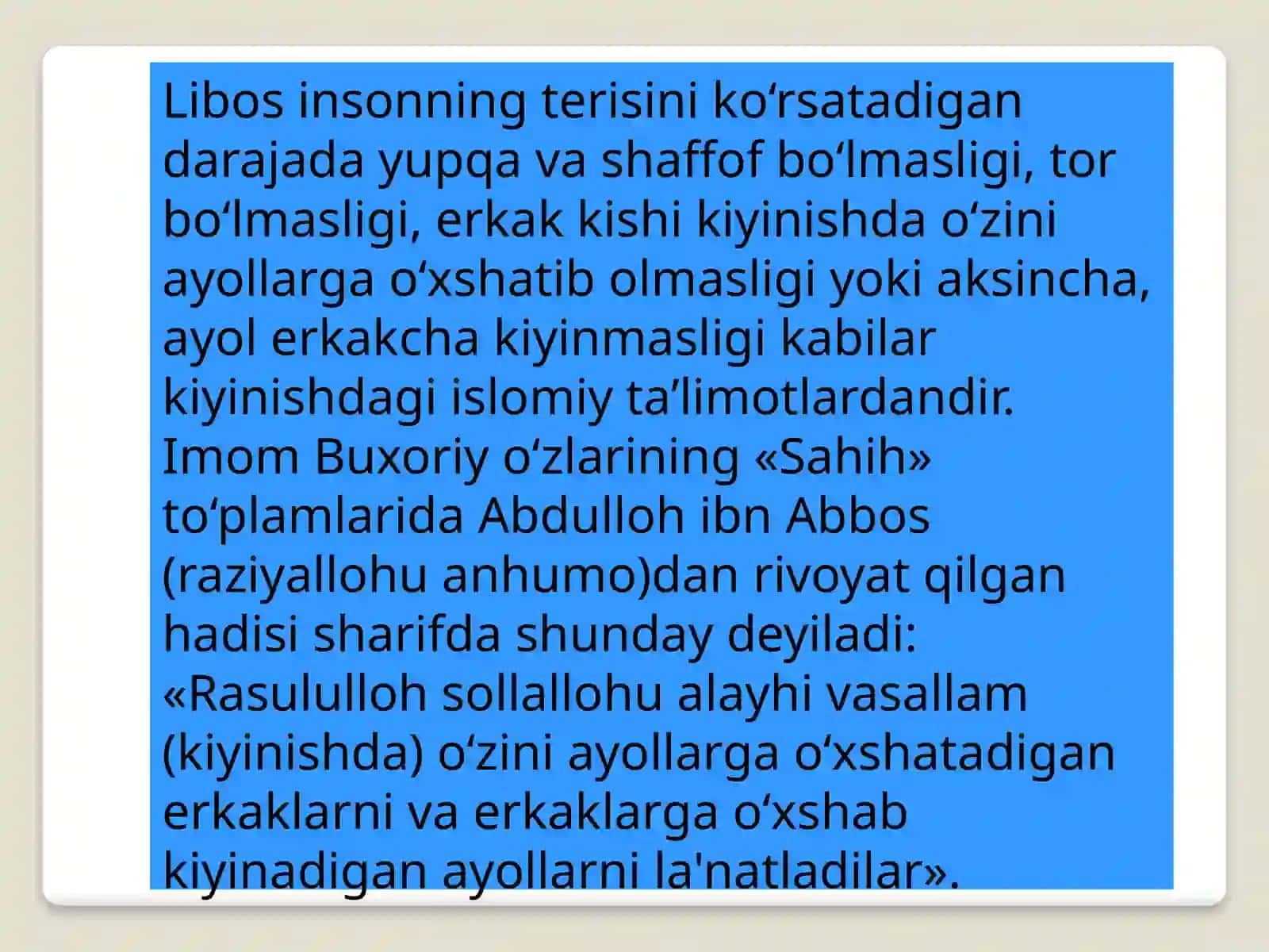 Kiyinish odoblari 4