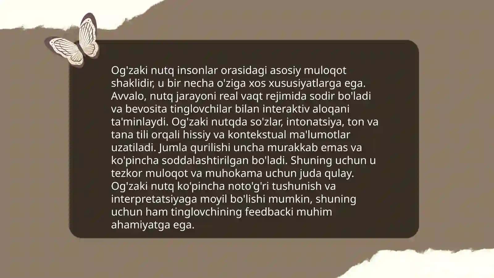 Nutq faoliyatining turlari va o'qituvchining nutq mahoratini takomillashtirish yo'llari 4