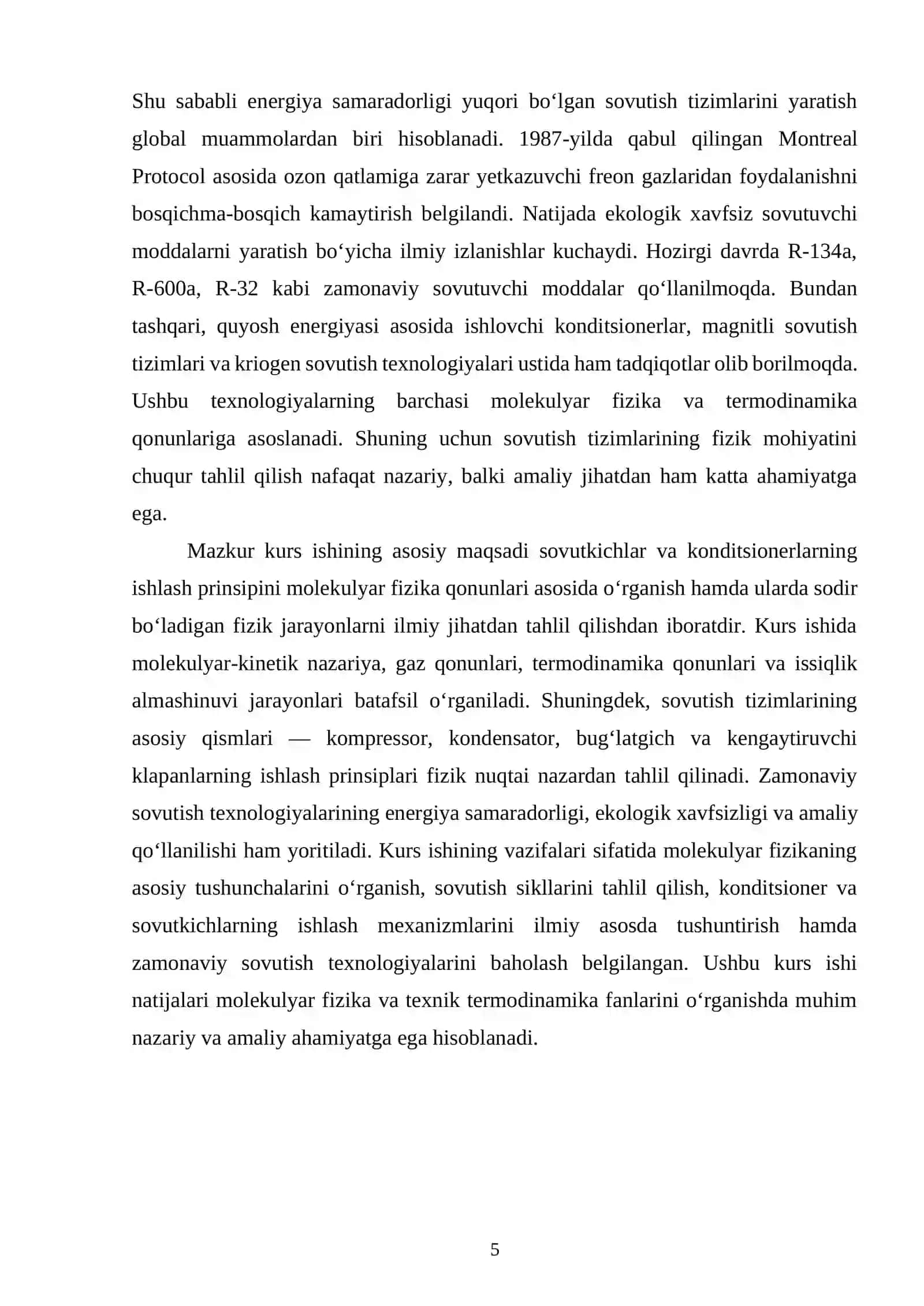 Suv ta'minoti va shakliy sovutish 4