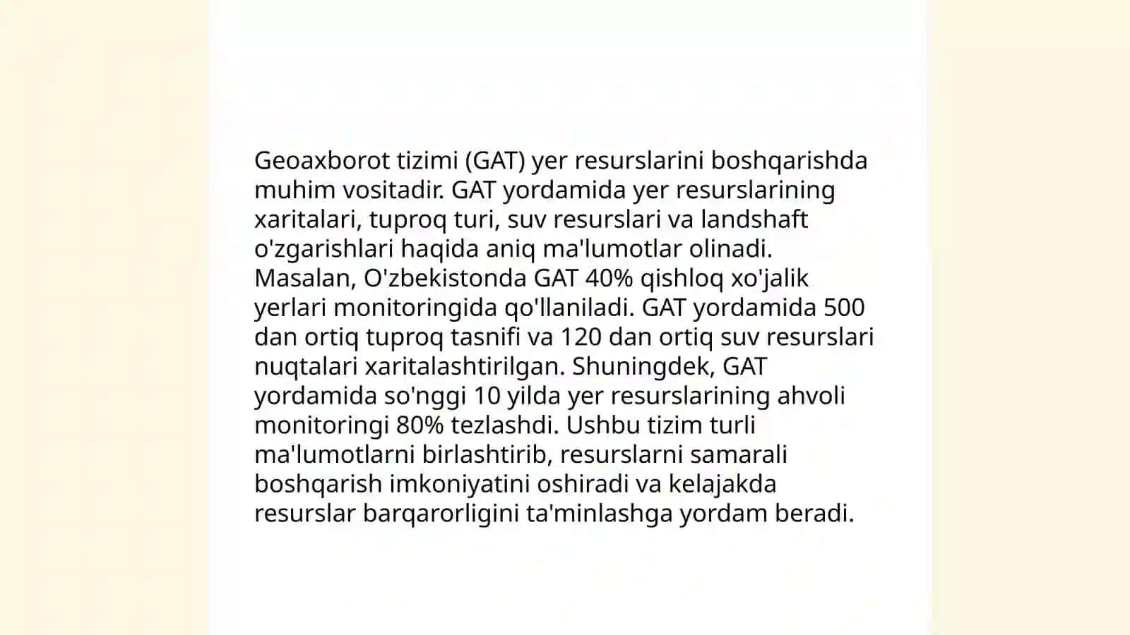 Geoaxborot tiziminig turli sohalarda qo'llanilishi 4