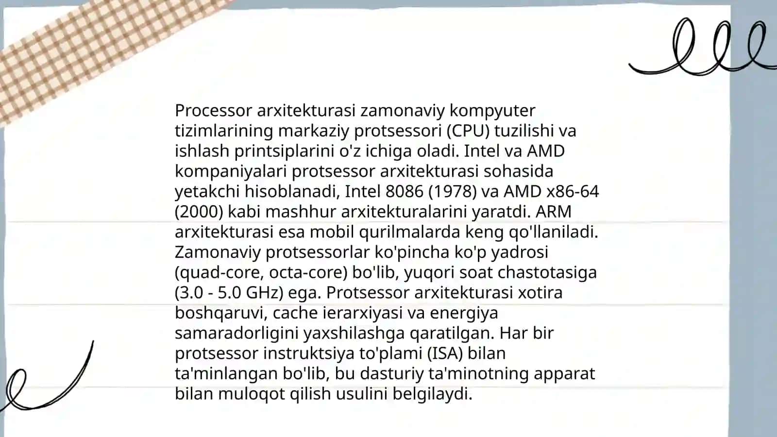 Kompyuterning texnik va dasturiy ta'minoti 4