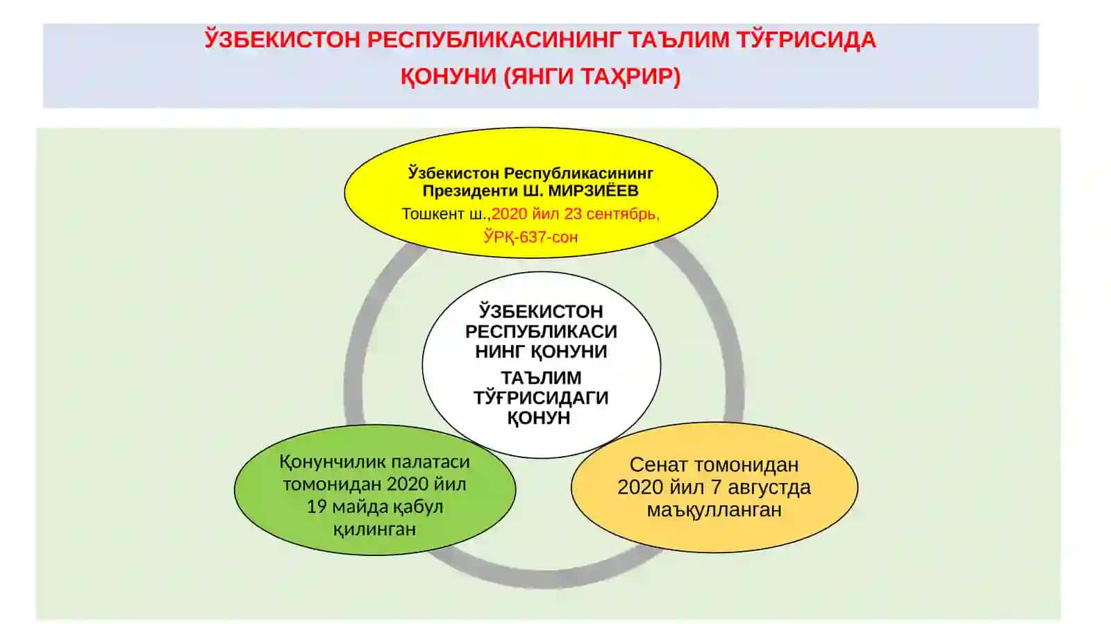 Кадрлар тайёрлаш миллий дастури.Таълим тўғрисида қонун мазмун моҳиятида бошланғич таълим 4
