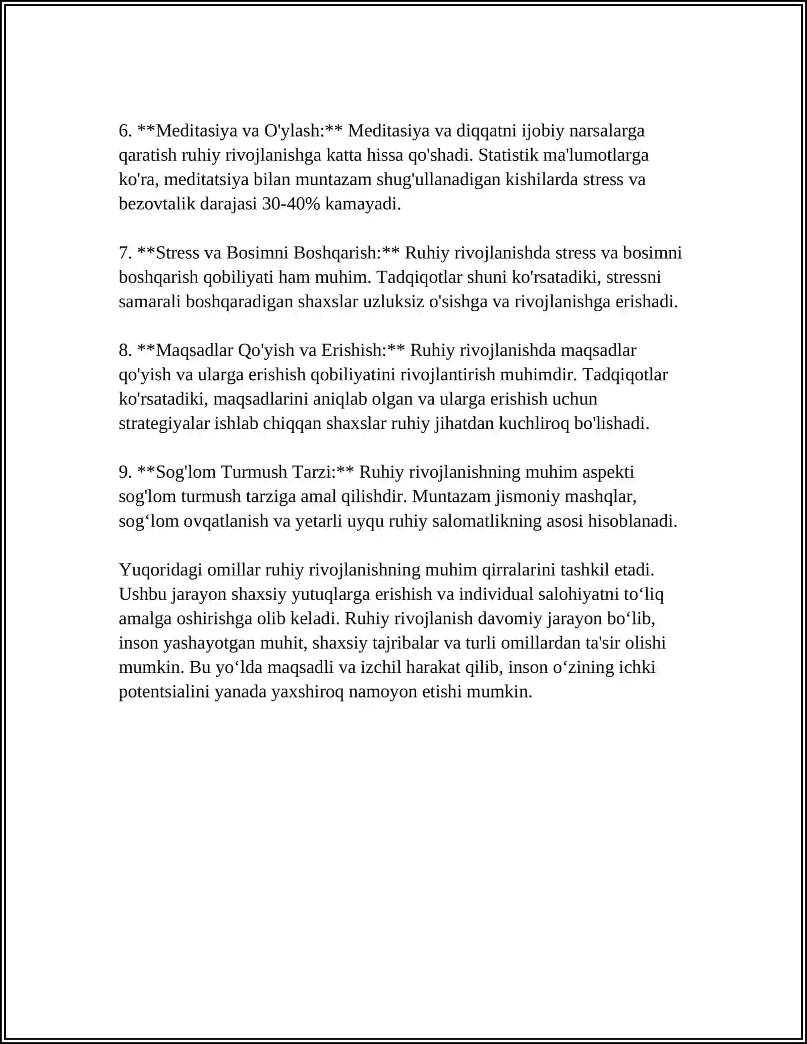 PSIXIKANING RIVOJLANISHI VA BOSQICHLARI 4