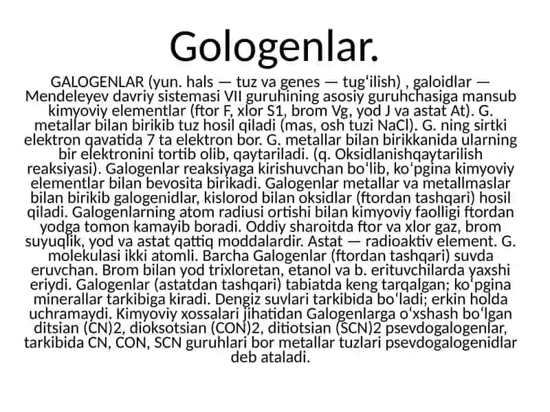 Galogenlar 4