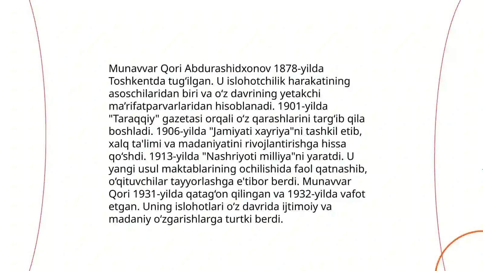 Ma'rifatparvarlarining o'lka ijtimoiy - ma'naviy hayotida tutgan o'rni 4