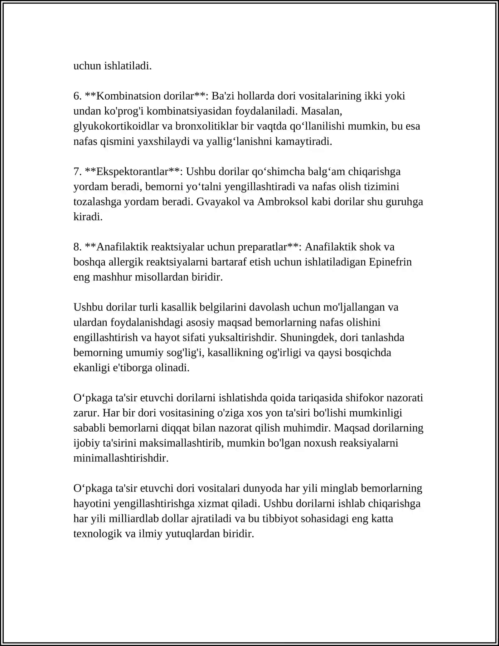 NAFAS TIZIMIGA TA'SIR ETUVCHI VOSITALAR 4