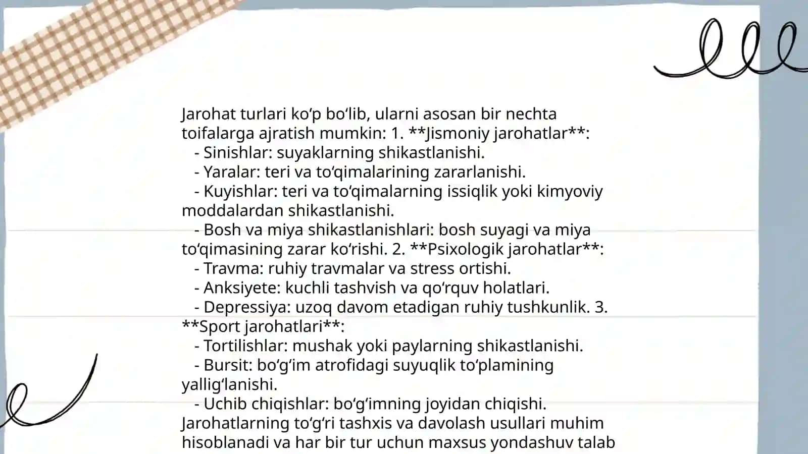 Jarohatlarda va qonketishida birinchi tibbiy yordam 4
