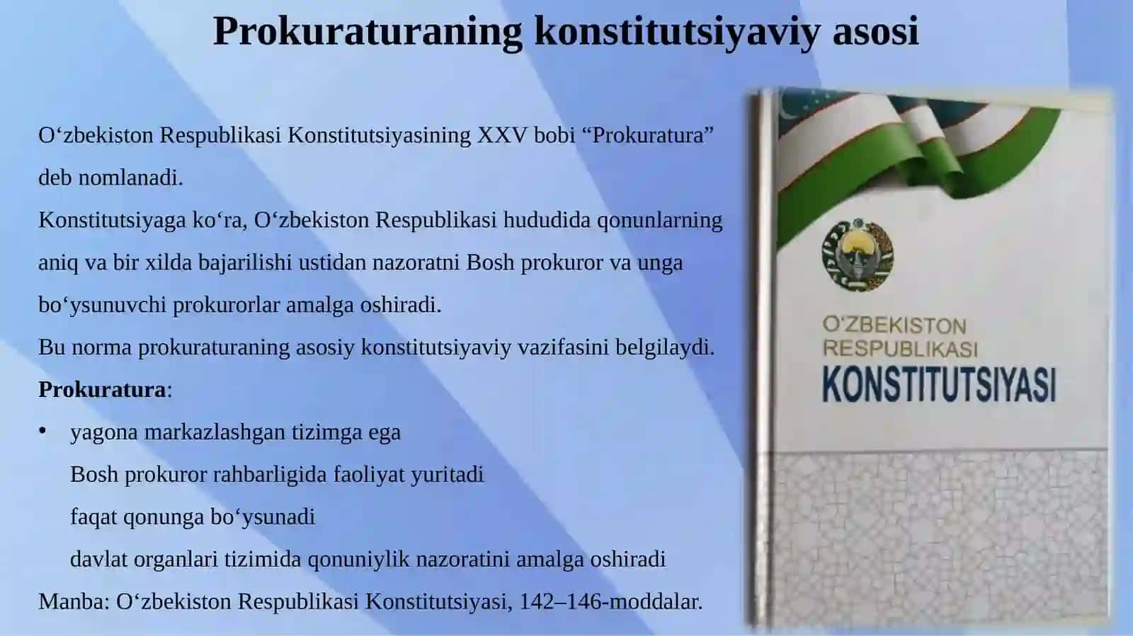 Prokuraturaning davlat organlari tizimidagi o‘rni. 4