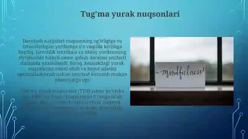 Yurak qon tomir kasalliklari bilan kasallangan bemor bolalar parvarishi 4