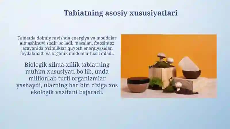 Tabiatning asosiy tushunchalari 4