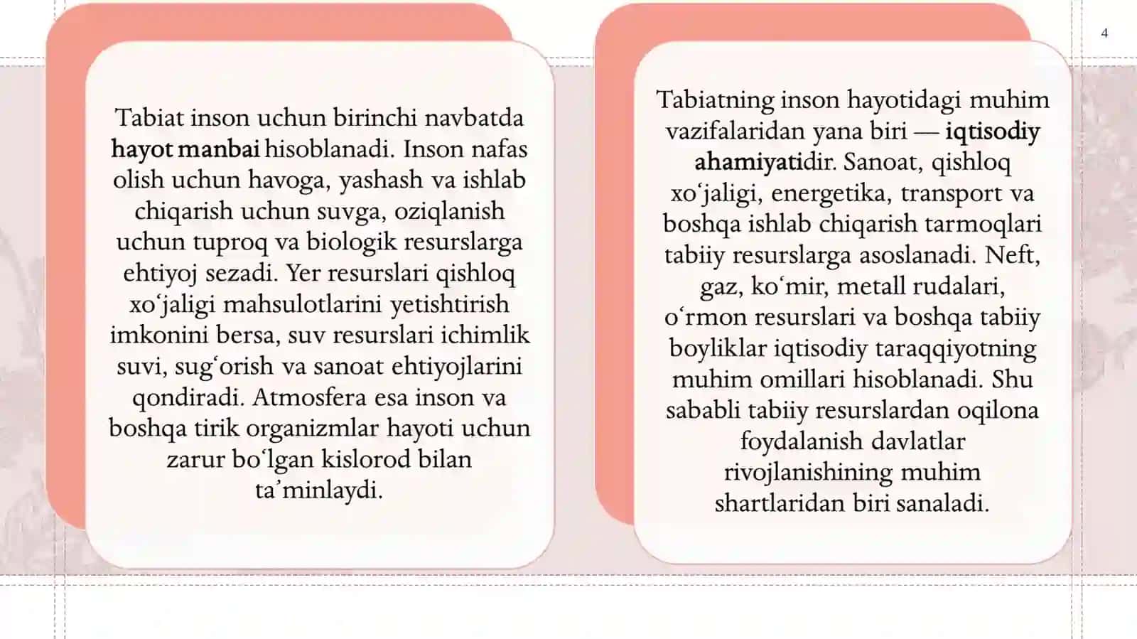 Tabiat va inson 4