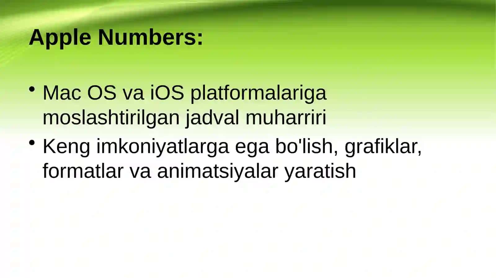 Iqtisodiy axborotni qayta ishlash uchun elektron jadval muharrirlardan foydalanish 4
