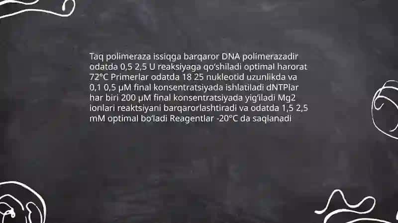 Polimeraza zanjir reaksiyasi usuli 4