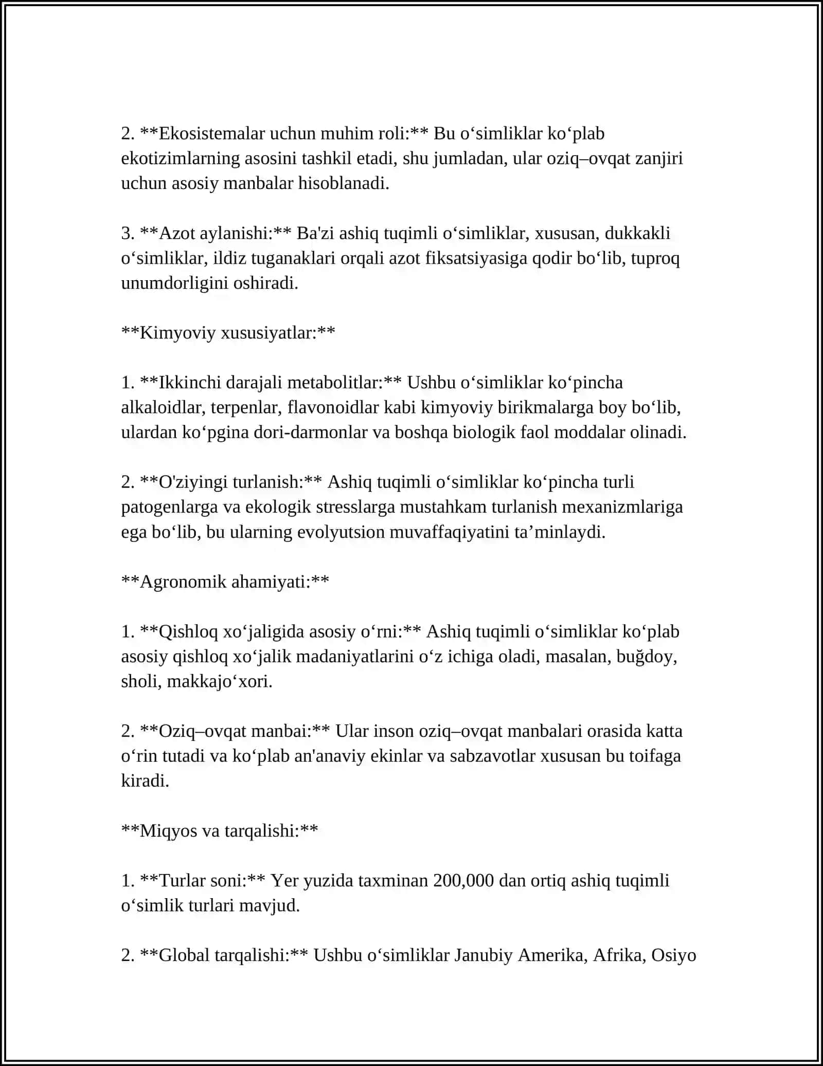 ASHIQ TUQIMLI OSIMLIKLERDIN AHMIYETI 4