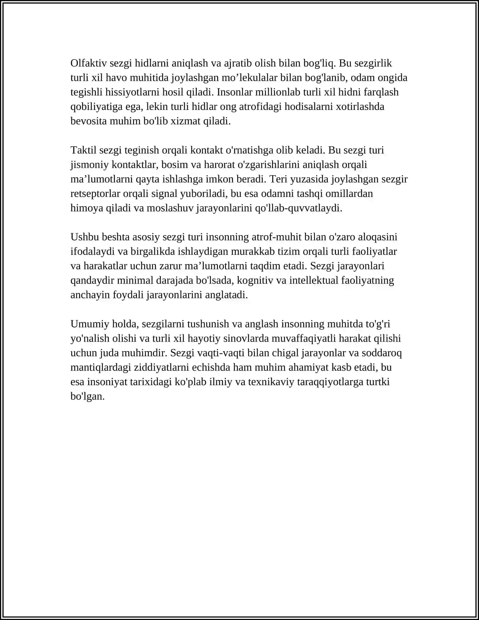 SEZGILAR HAQIDA TUSHUNCHA VA UNING NERV FIZIOLOGIK TUSHUNCHA 4
