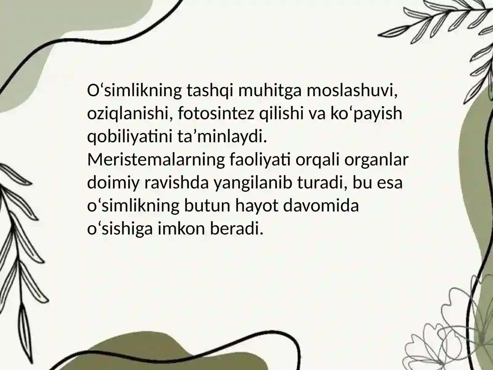 O'simliklarda organogenez jarayoni va uni boshqarish omillari 4
