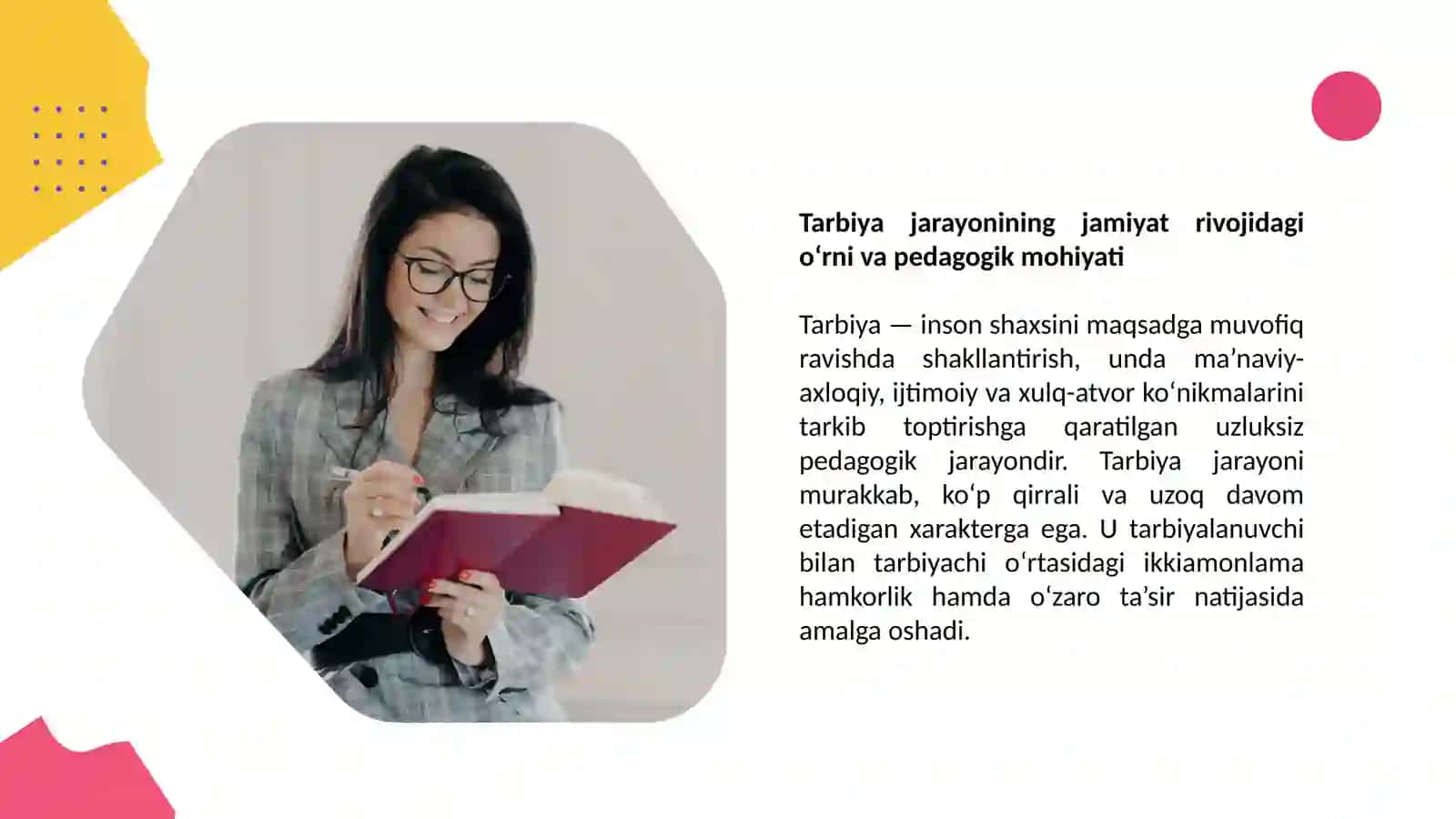 TARBIYA TAMOYILLARI VA QONUNIYATLARI 4