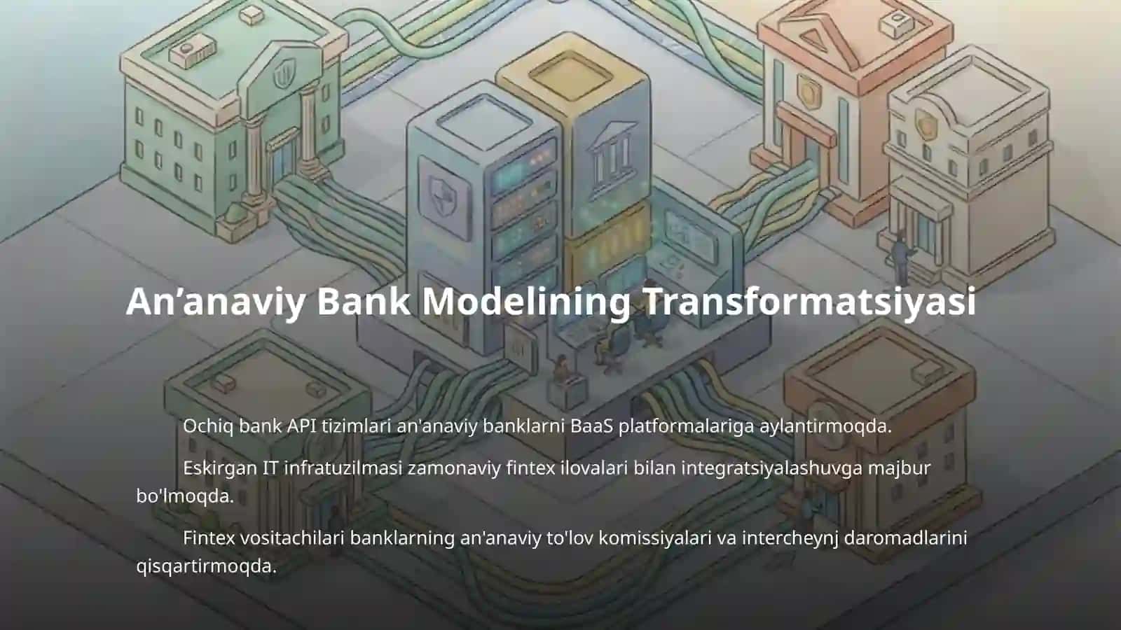 CBDC va fintexning bank tizimiga ta’sirini izohlang. 4