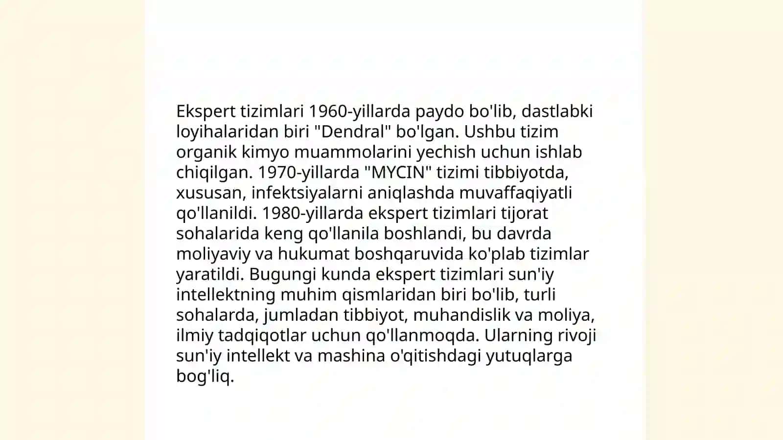 Ekspert tizimlari 4