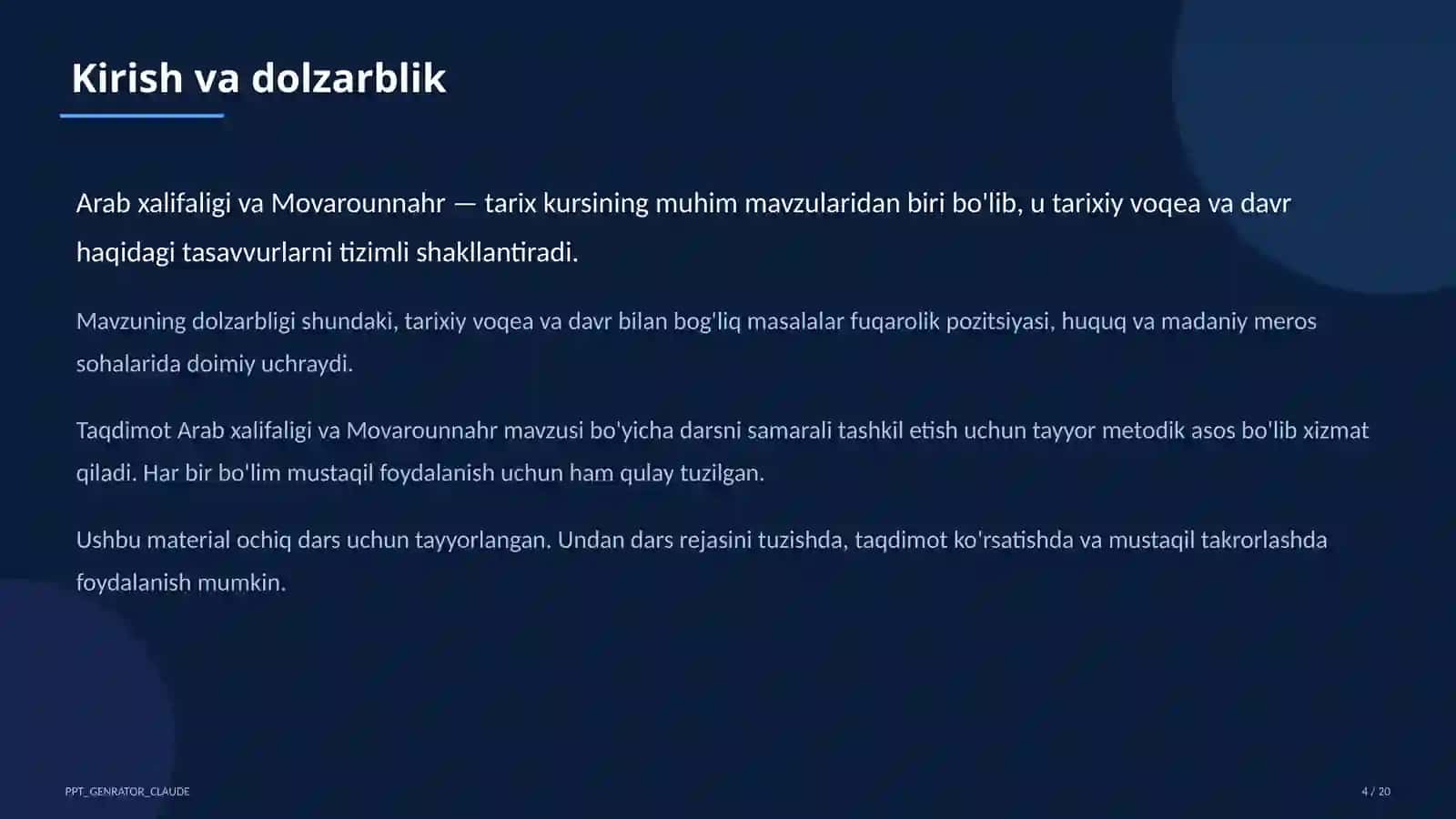 Arab xalifaligi va Movarounnahr (7-sinf) 4