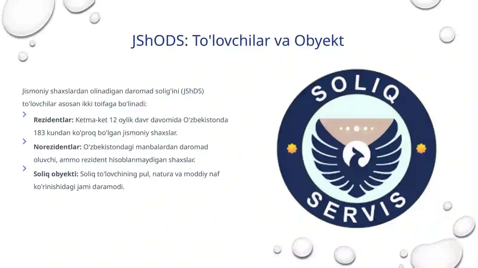 Jismoniy shaxslar soliqlarining byudjet daromadlari tarkibidagi o‘rni 4