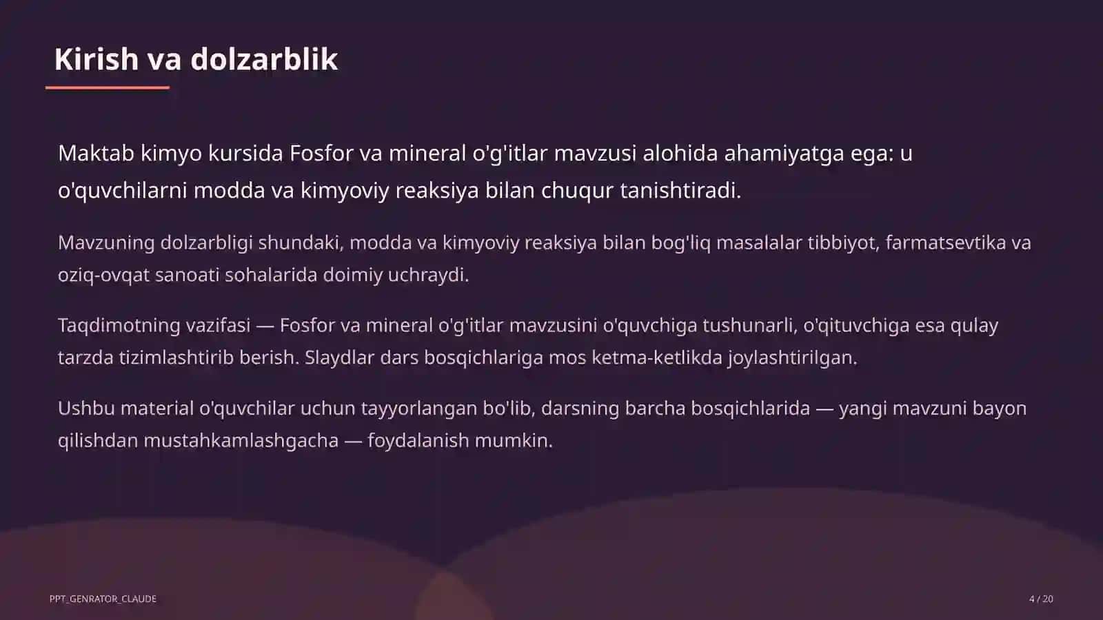 Fosfor va mineral o'g'itlar (9-sinf) 4