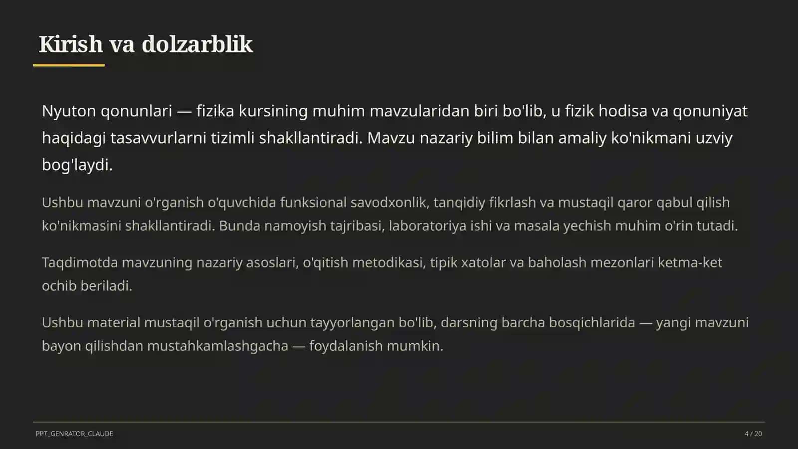 Nyuton qonunlari (9-sinf) 4