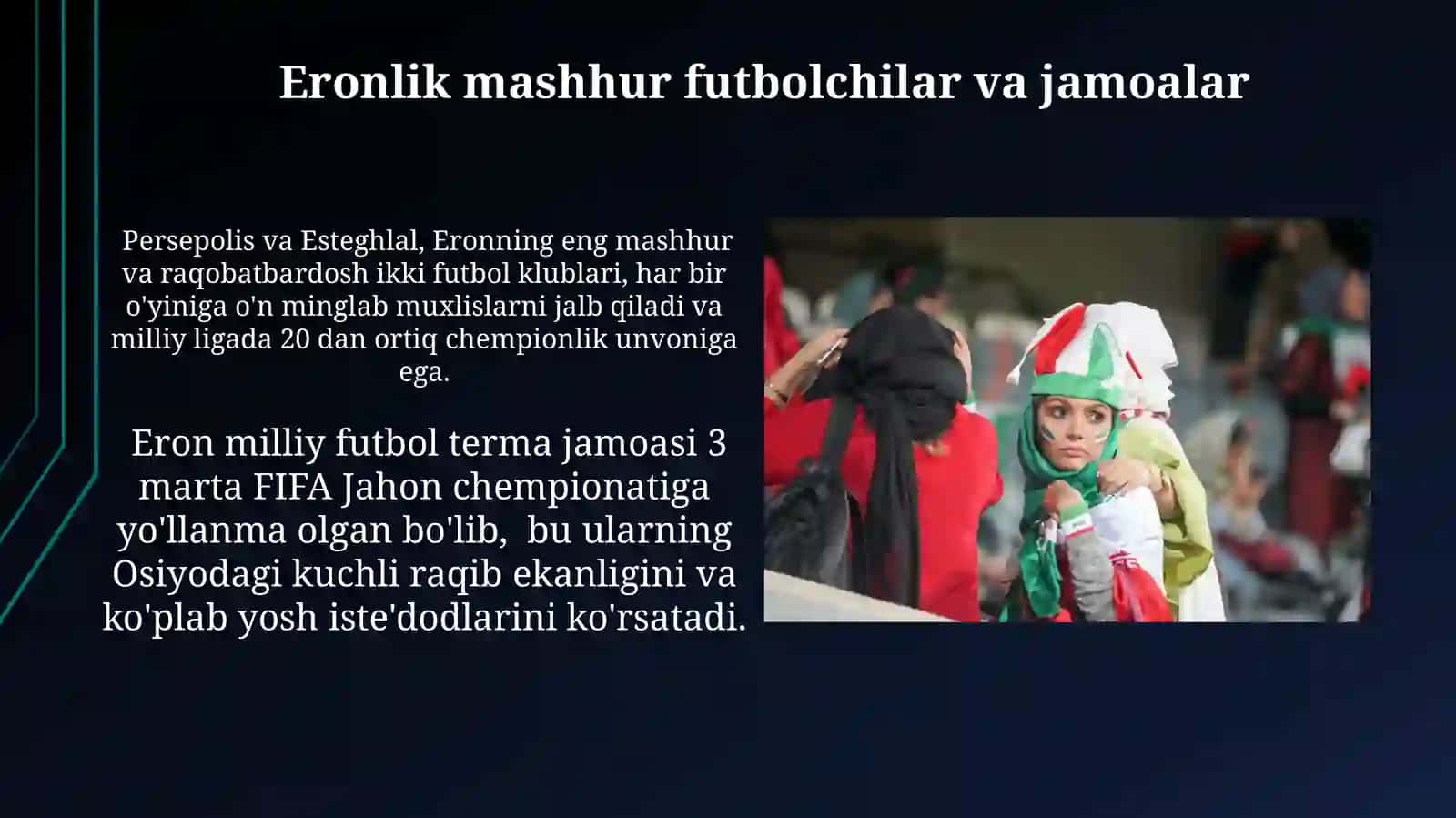 Eron futboli taraqqiyoti va mashhurligi 4
