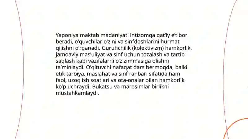 Yaponiya taʼlim tizimining xususiyatlari 4