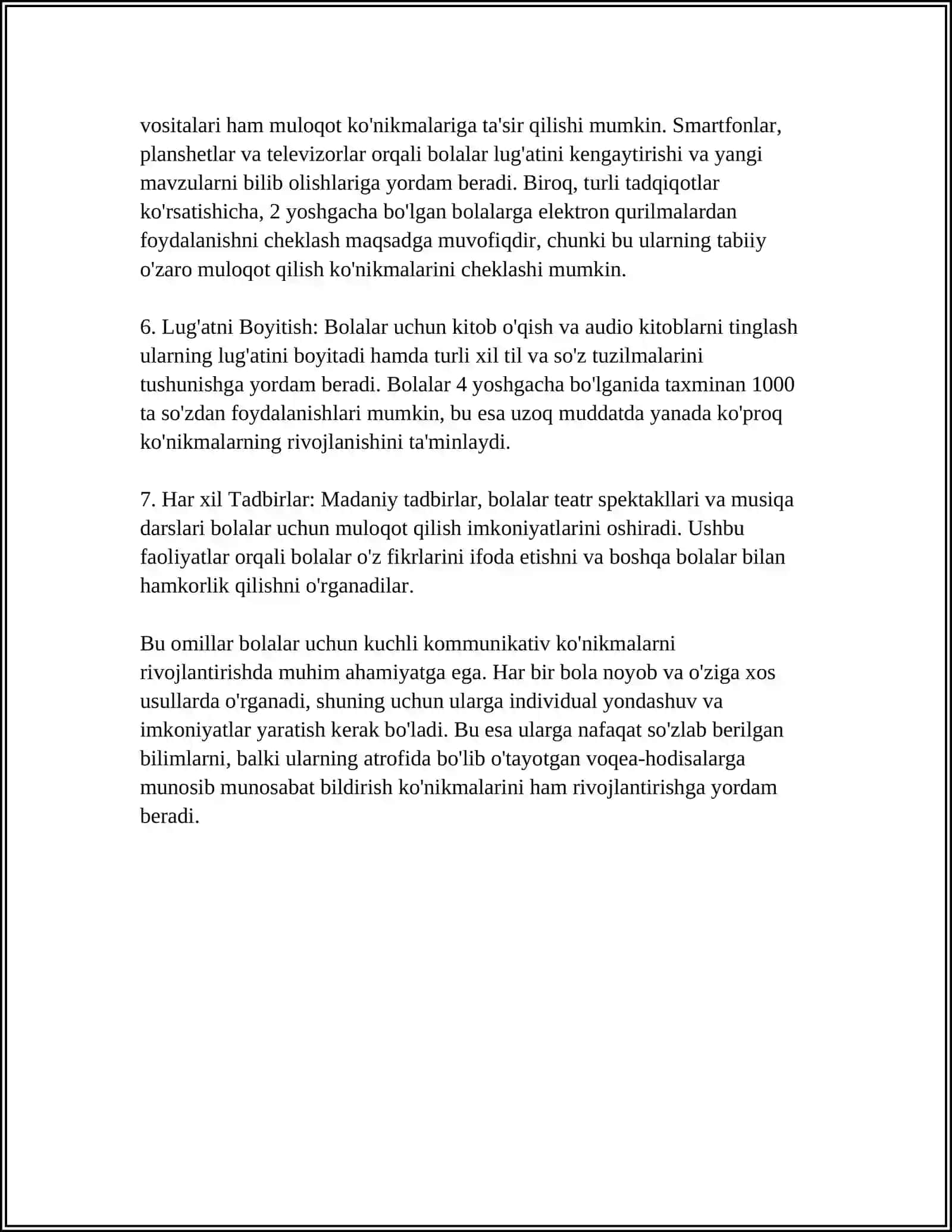 GIPPERAKTIV BOLALAR BILAN IJTIMOIY-PSIXOLOGIK ISH USULLARI 4