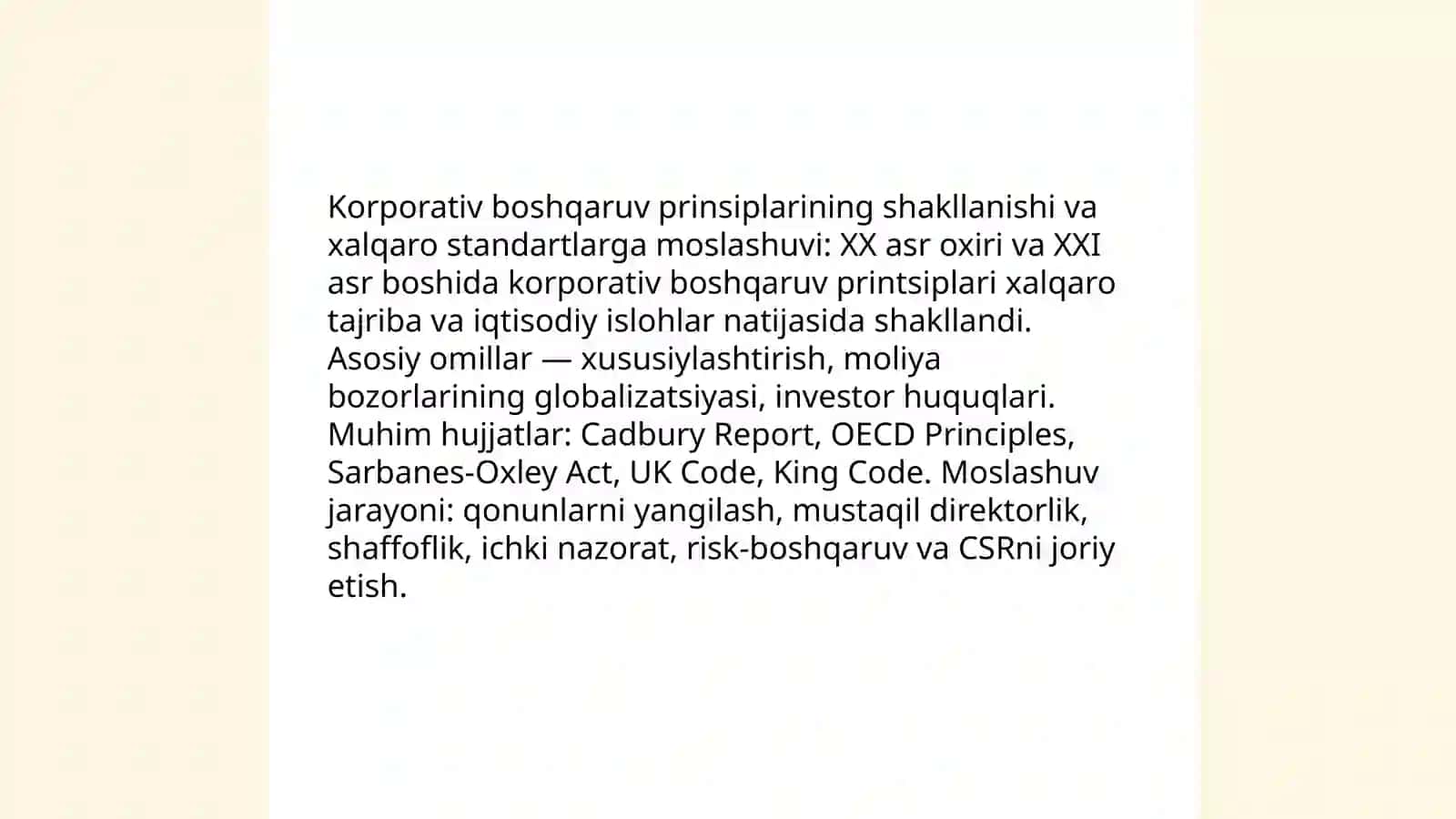 Korporativ boshqaruvning rivojlanishi 4