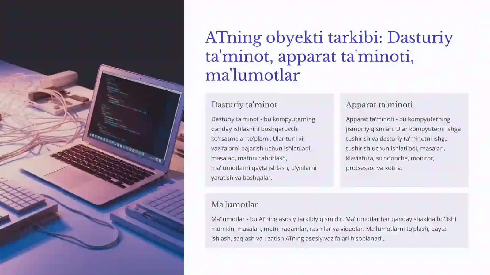 Axborot Texnologiyalari Obyektlar va Metodlari 4