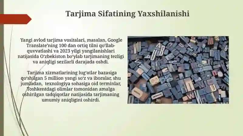 Tarjima Dasturlarining Integratsiyasi 4