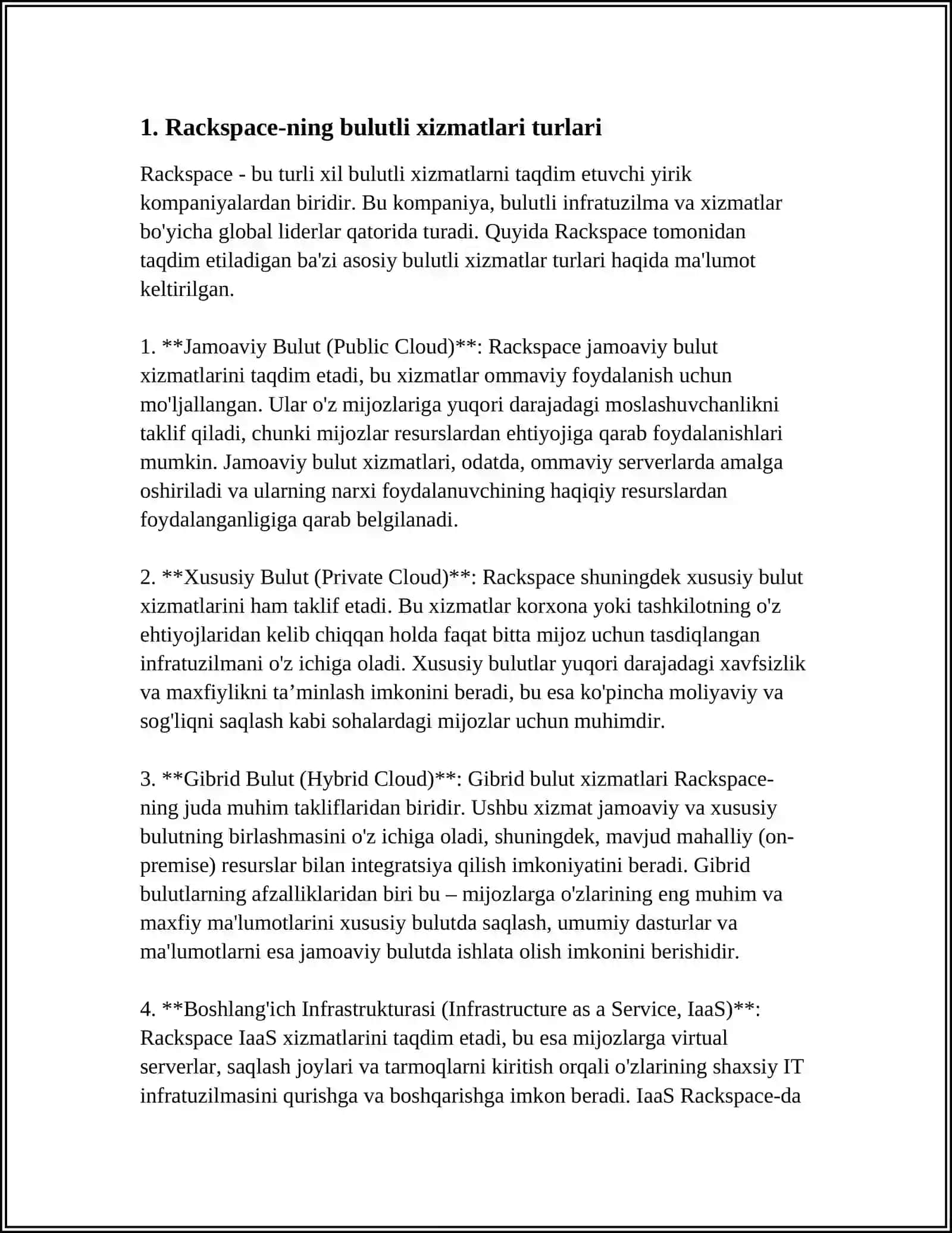 BULUTLI XIZMATLAR 4
