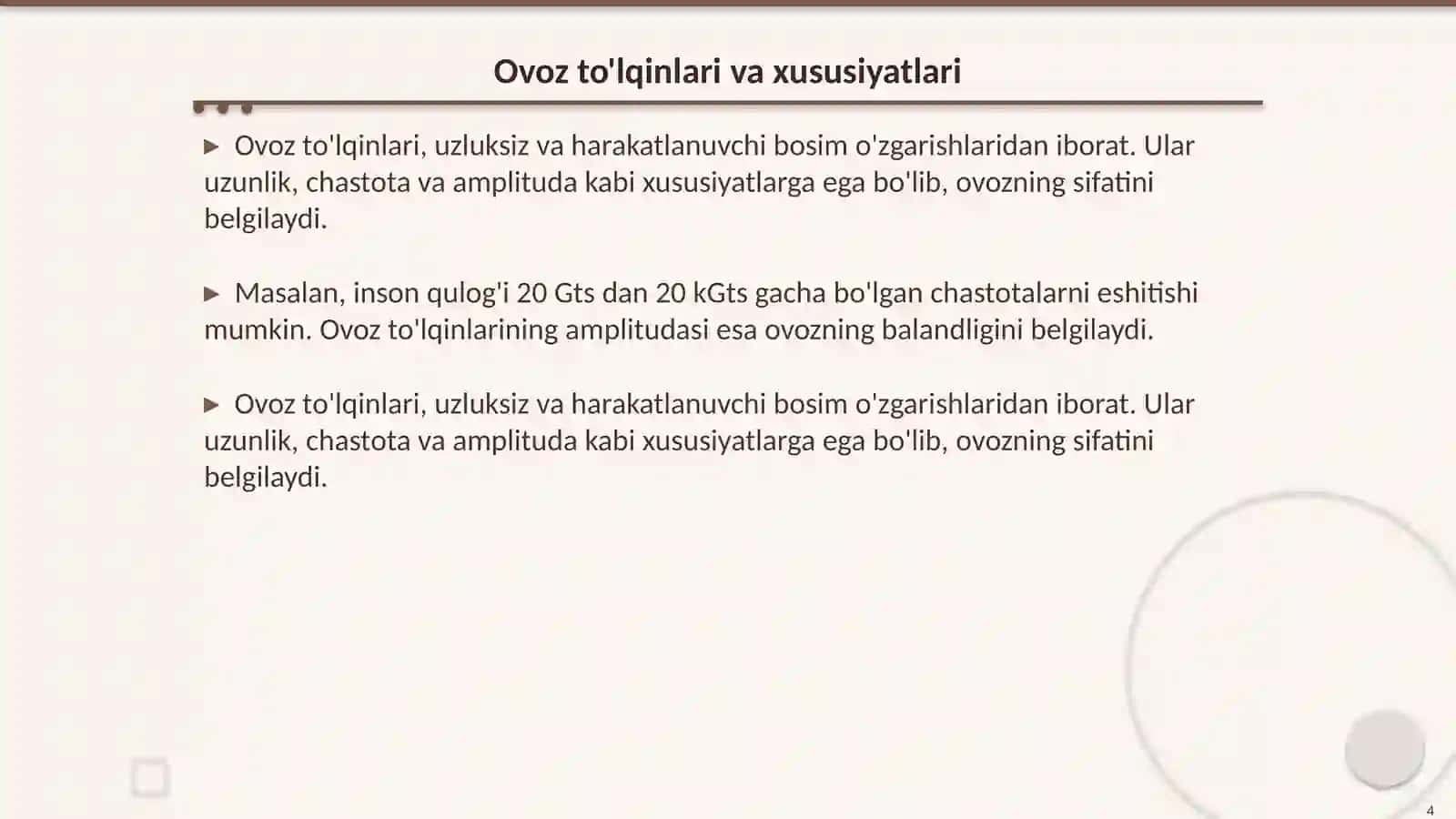 Ovoz hosil bo'lishi haqidagi turli xil nazariy qarashlar 4