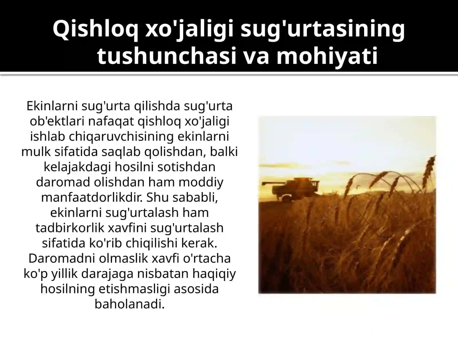 Qishloq xo'jaligi sug'urtasi 4