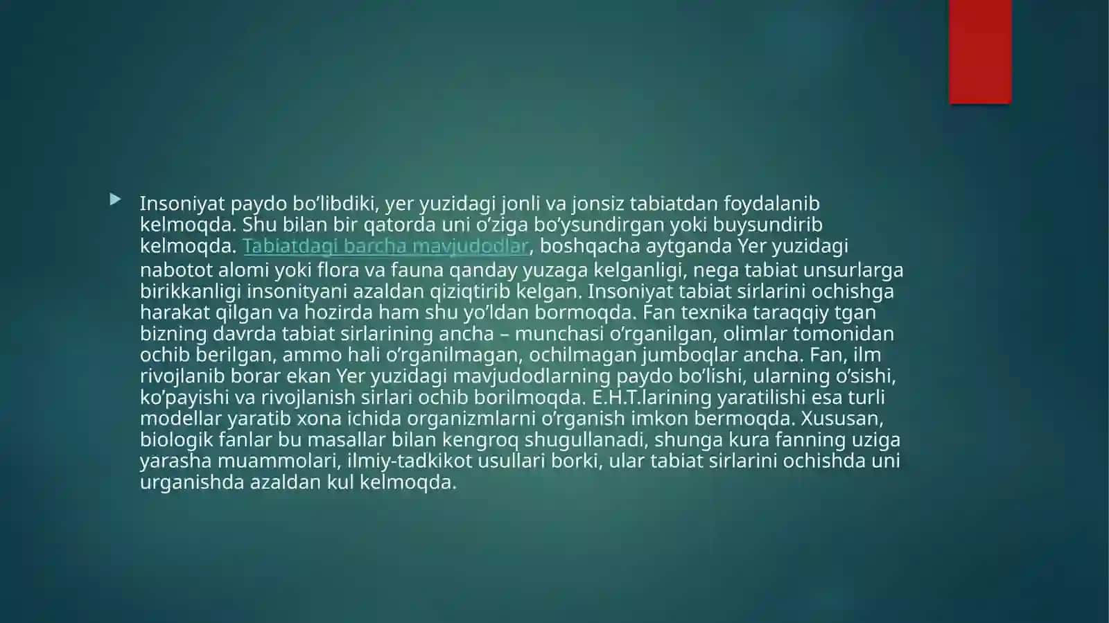 ANTRAPOGANIYIZ JARAYON 4